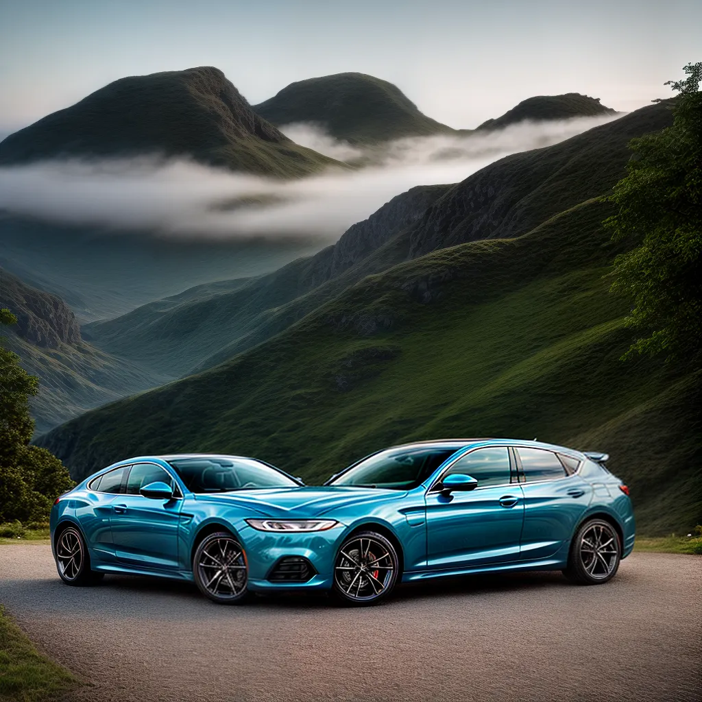 Fotos sonhos paisagem carros flutuantes