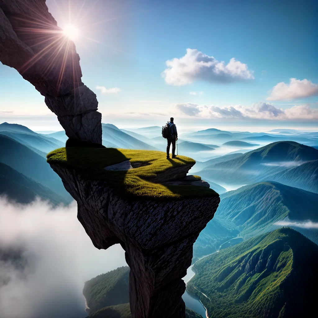 Fotos sonhos perspectivas ilustracao montanha