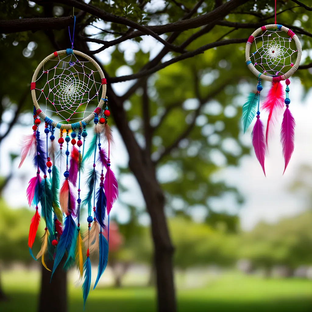 Fotos sonhos simbolos coloridos dreamcatcher
