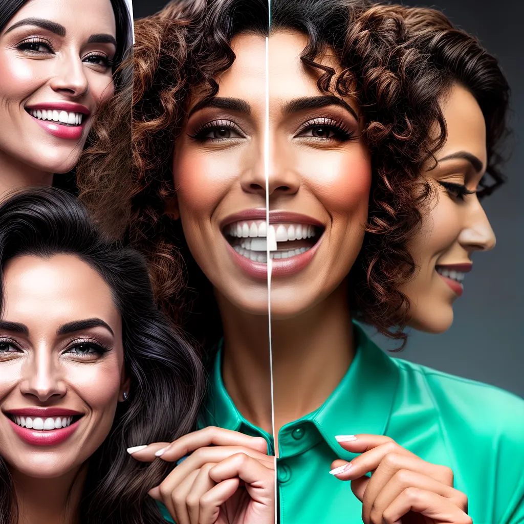 Fotos sorriso perfeito vs pesadelo dental
