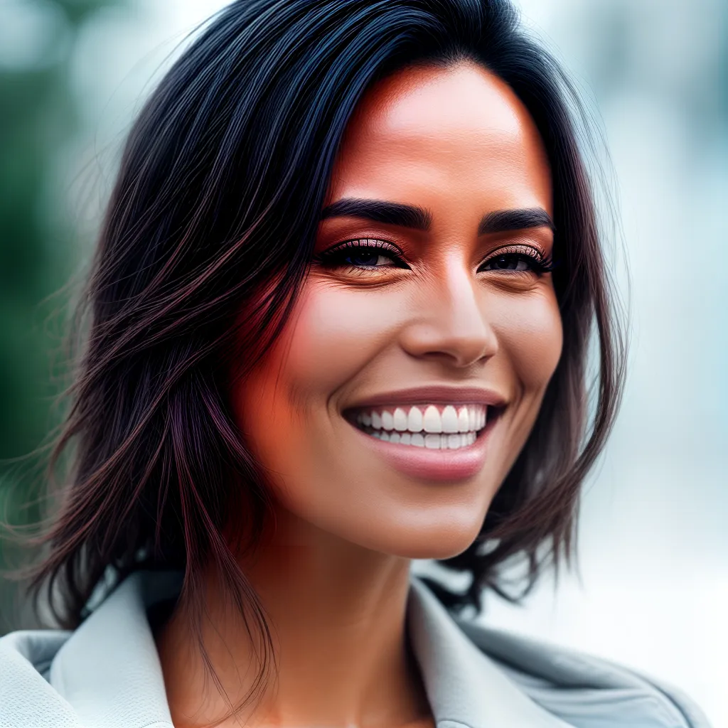 Fotos sorriso radiante dentes brancos