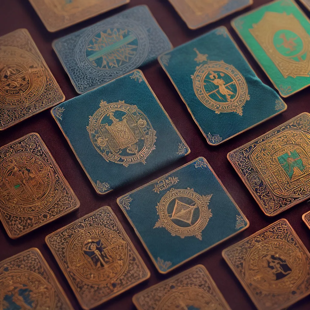 Fotos tarot misterio veludo simbolos