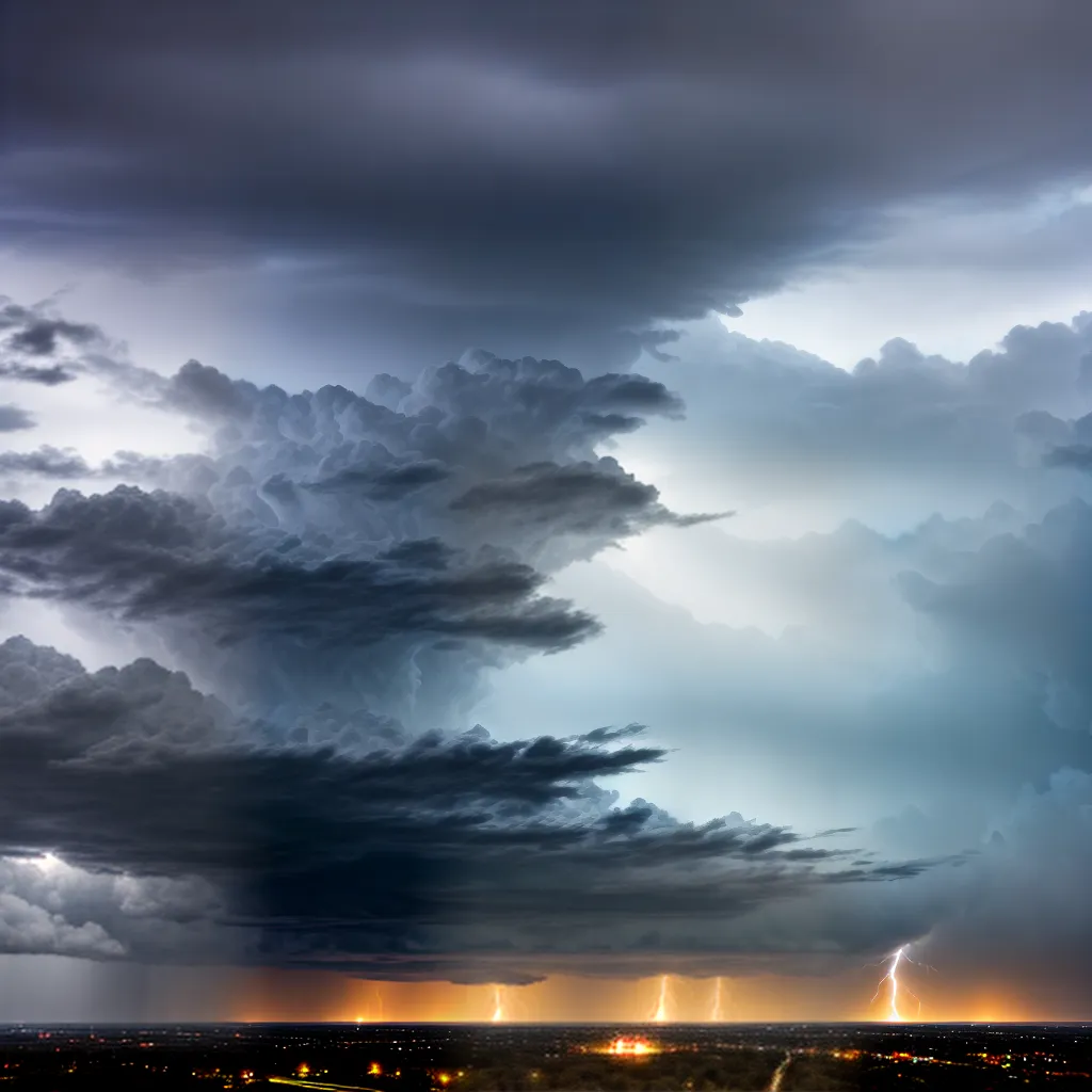 Sonhar com Tempestade: Descubra o Significado Oculto! 4 Fotos tempestade intensa nuvens relampagos