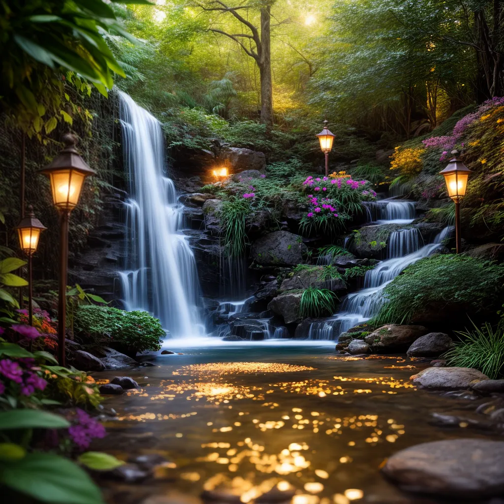 Fotos tesouros jardim magico ilustracao