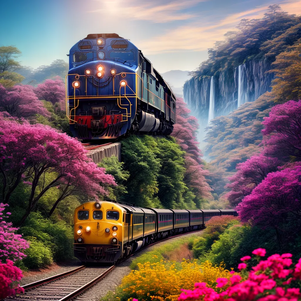 Fotos trem fantastico viagem sonhos