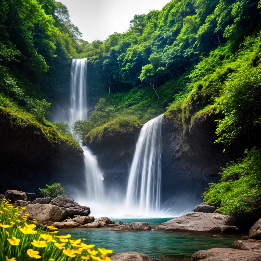 Fotos trilha cachoeira floresta magica