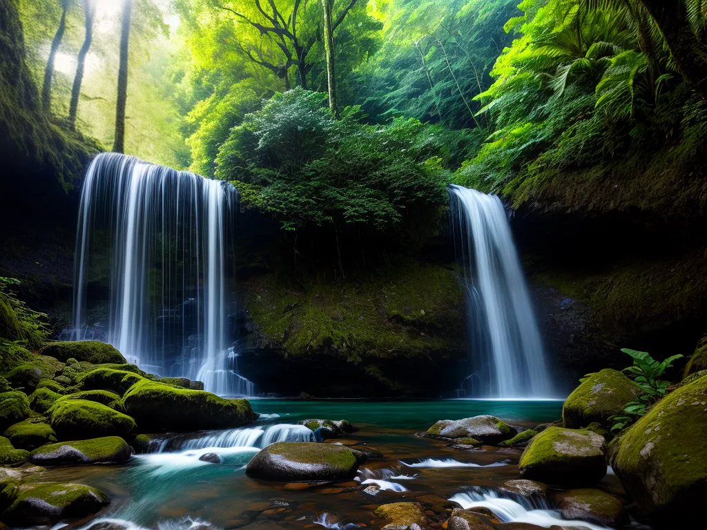 Fotos trilha cachoeira floresta natureza 1