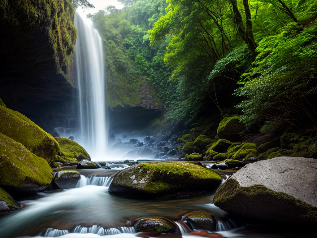 Fotos trilha cachoeira floresta verde magica