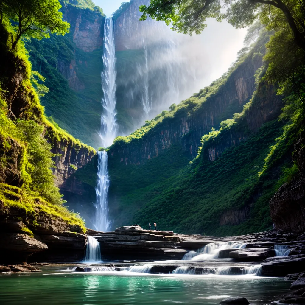 Fotos trilha cachoeira natureza aventura 2