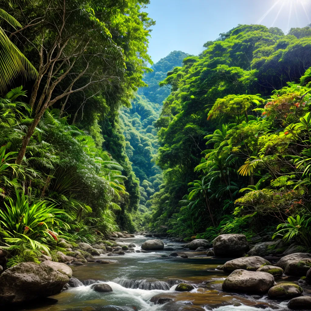 Fotos trilha ecoturismo floresta rio biodiversidade