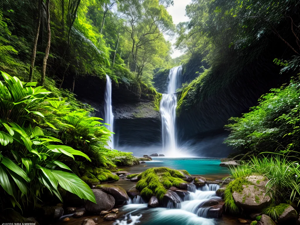 Fotos trilha folhagem cachoeira natureza sonhos