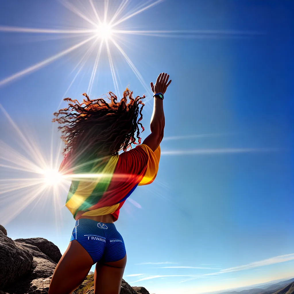 Descubra o Significado de Sonhar com a Musculável Felicidade 2 Fotos triunfo montanha ilustracao colorida