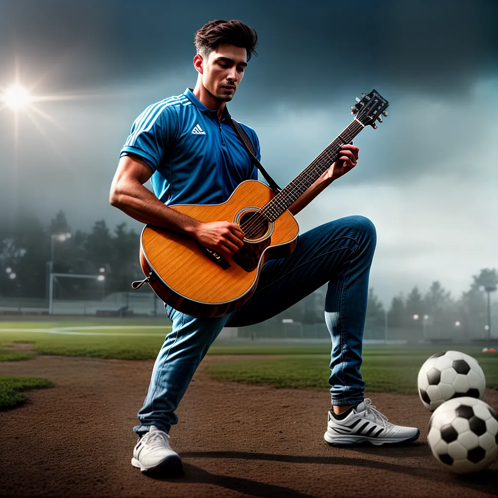 Fotos troubadour futebol musica entusiasmo