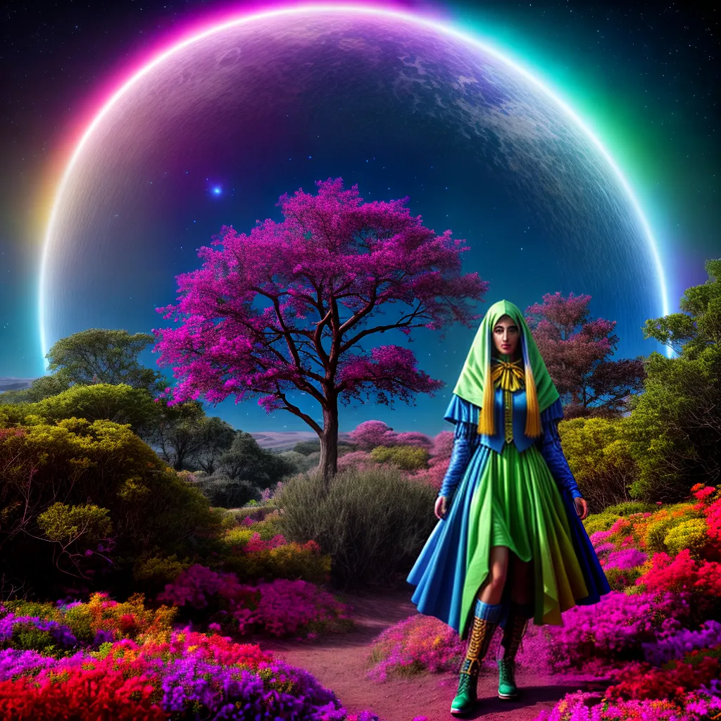 Fotos ufologia sonhador vestimenta colorida