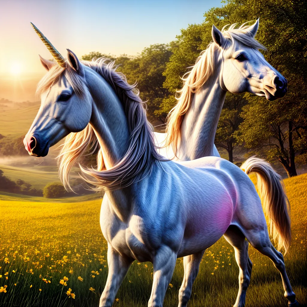 Fotos utopia unicorns meadow harmony