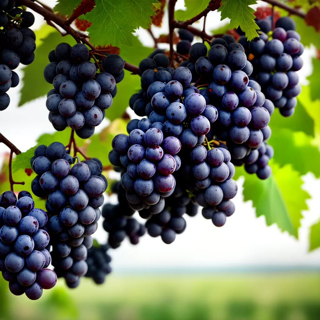 Significado de Sonhar com Uva e Vinho: Conexões e Reflexões 4 Fotos uva roxa vinha luz sombra