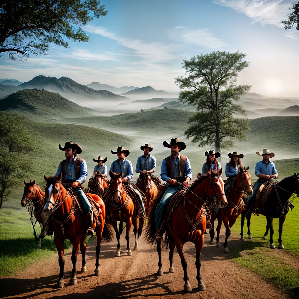 Fotos vaqueirada cowboys cavalos cores