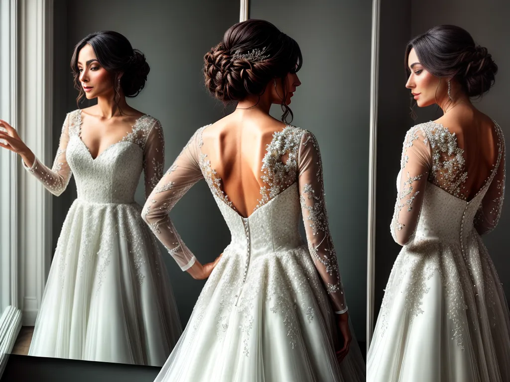 1. Descubra o Significado dos Sonhos com Vestidos Incríveis 5 Fotos vestido reflexo mulher elegancia