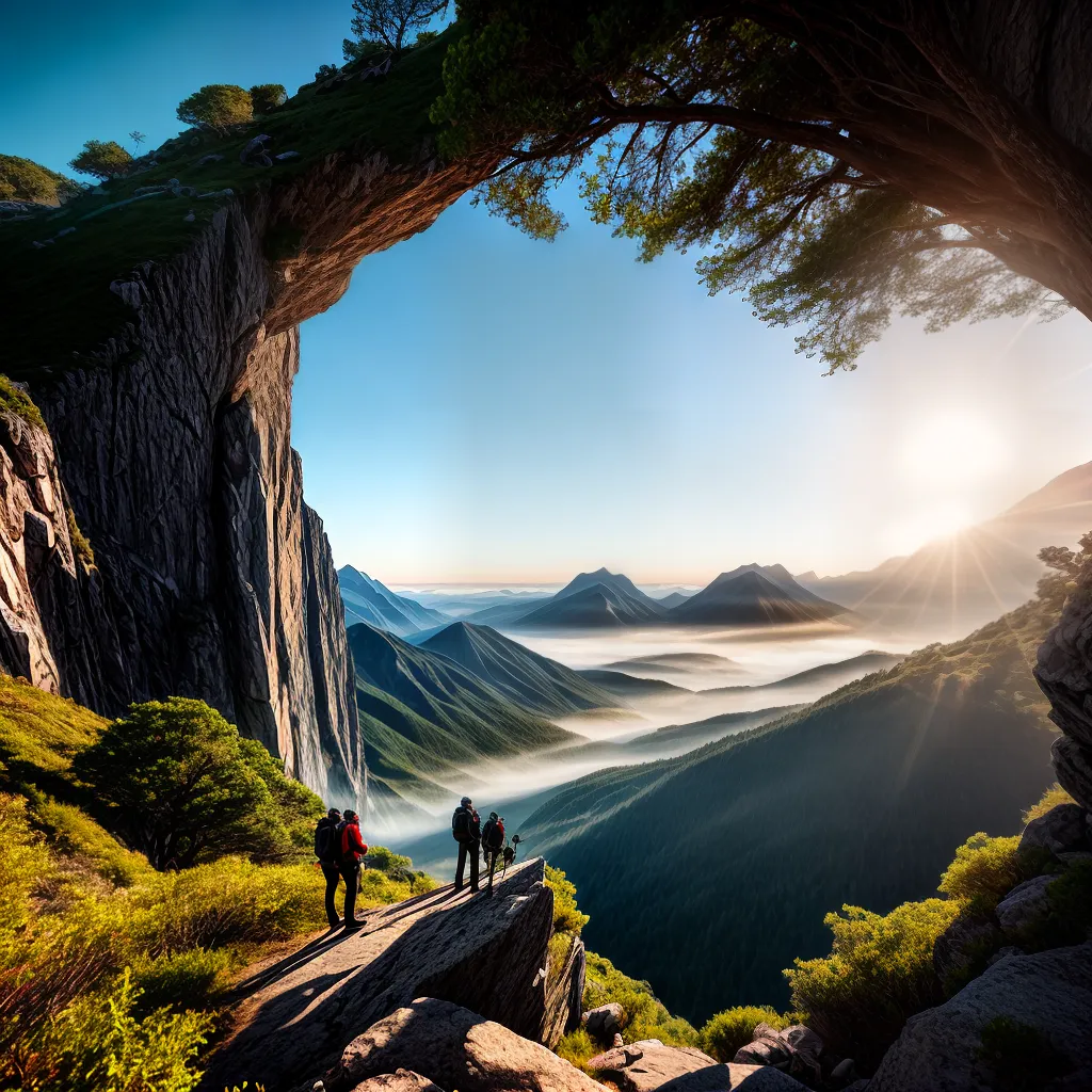 A Excursão dos Sonhos: Desvendando Significados Ocultos 4 Fotos viajantes aventureiros montanha paisagem brilho