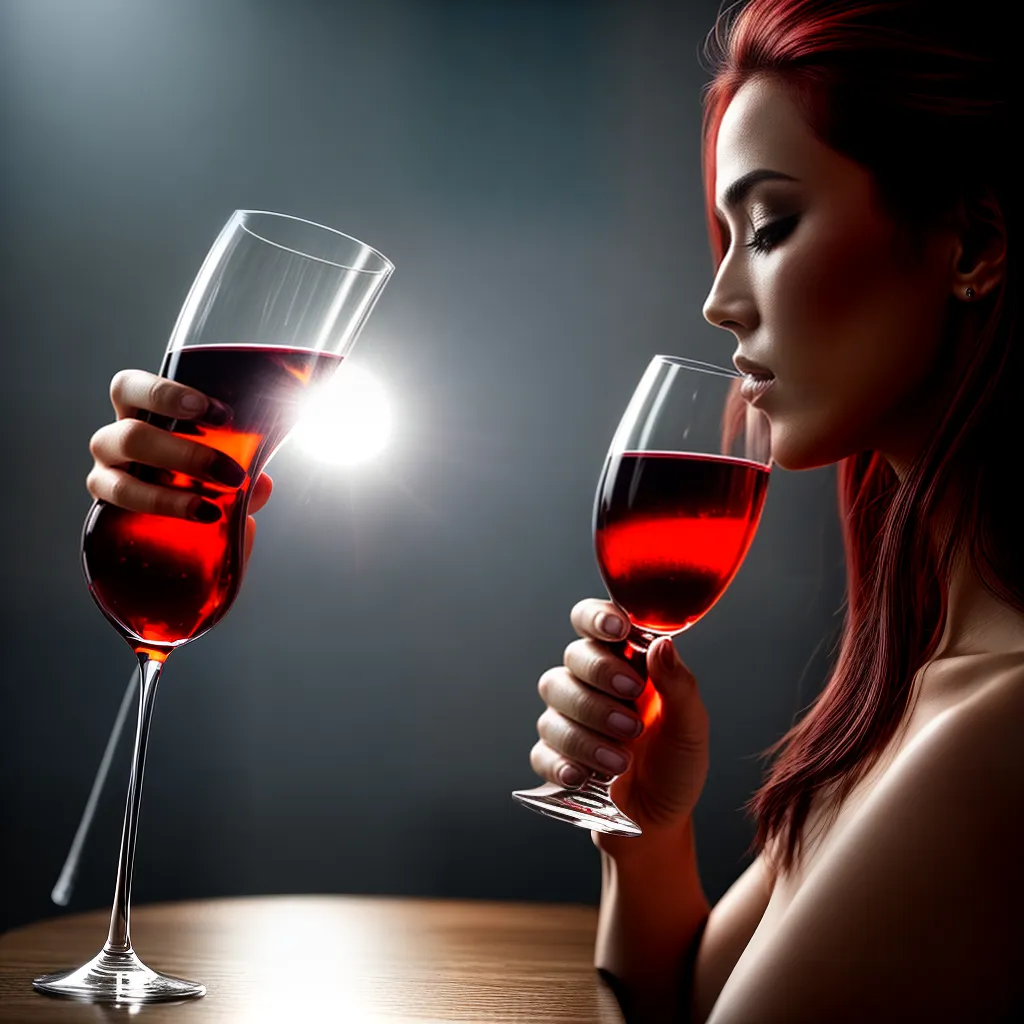 Fotos vinho vermelho mao captivante