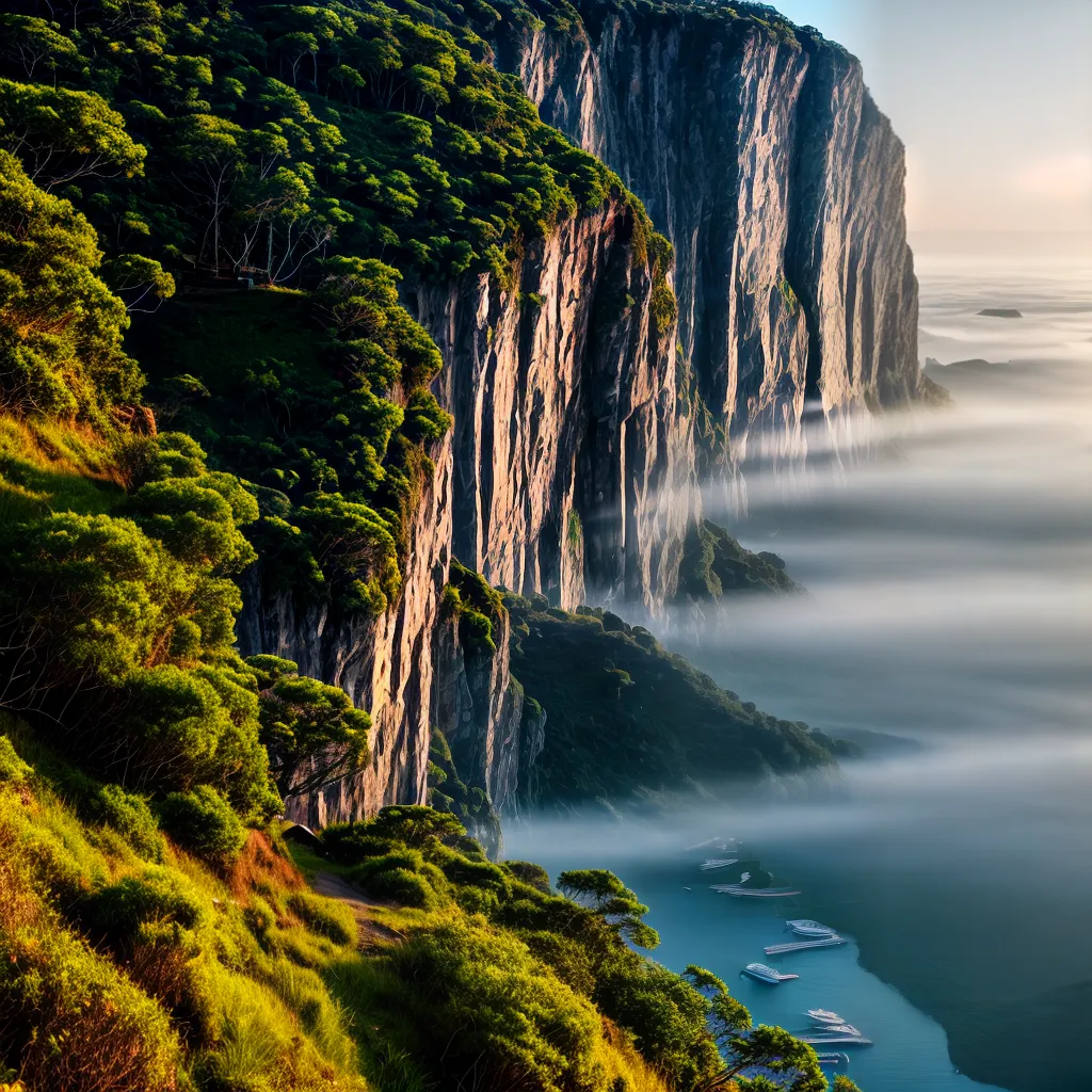 Sonhar com Penhascos e Pardais: Desvendando os Mistérios Oníricos da Natureza 5 Fotos vista cliff paisagem pardais voo