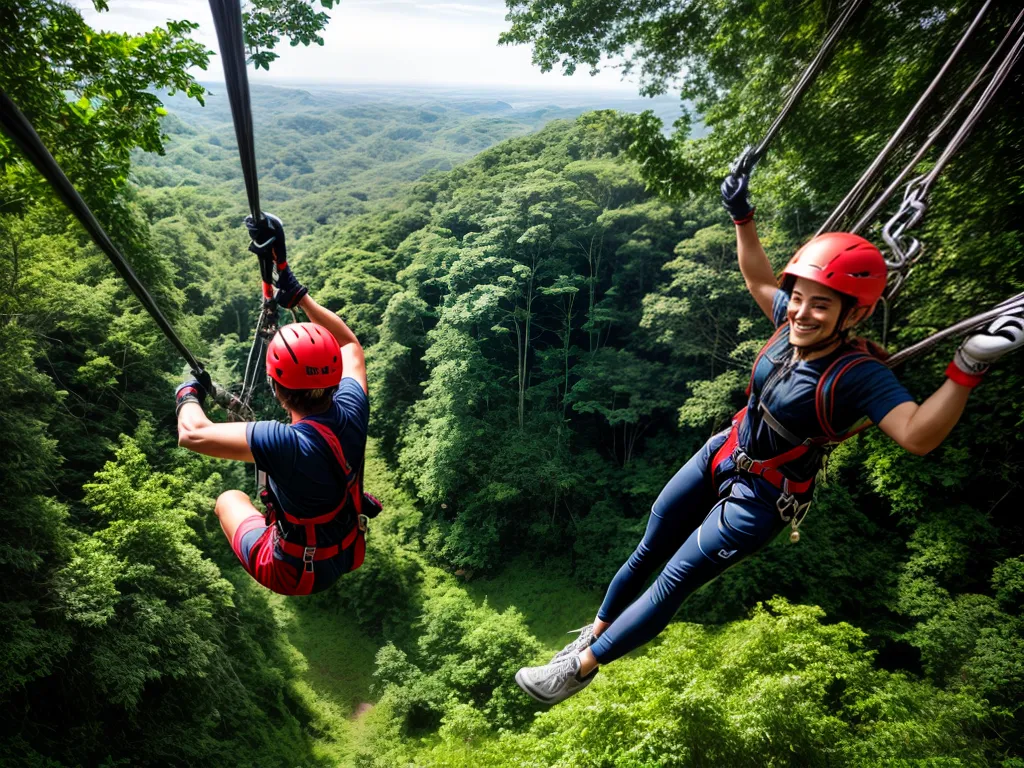 Fotos zip line aventura floresta adrenalina