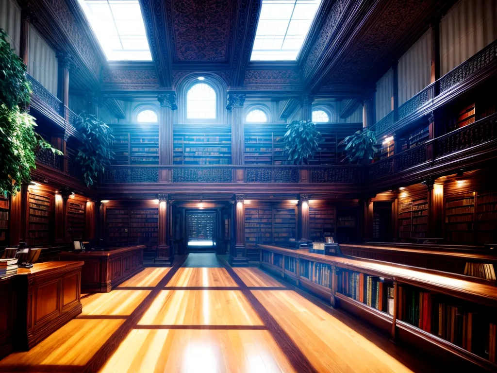 Fotos biblioteca encantadora luz sol