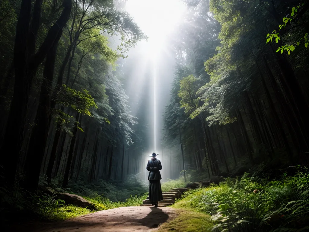 Fotos busca luz floresta misterio
