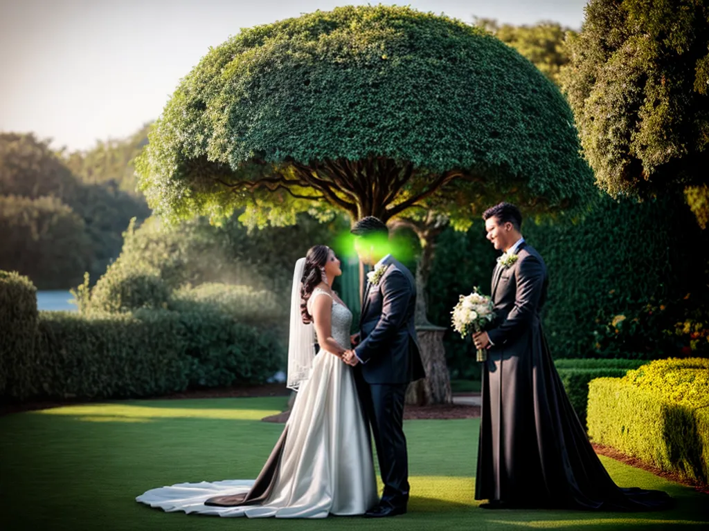 Sonhar com Voar 10. O Poder do Amor: Descubra o Significado de Sonhar com Casamento 5 Fotos casal altar jardim amor felicidade