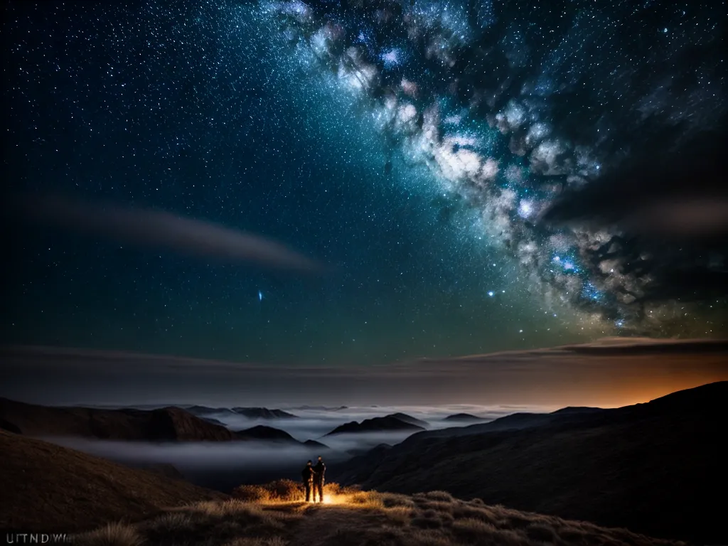 Fotos ceu estrelado via lactea lua paz