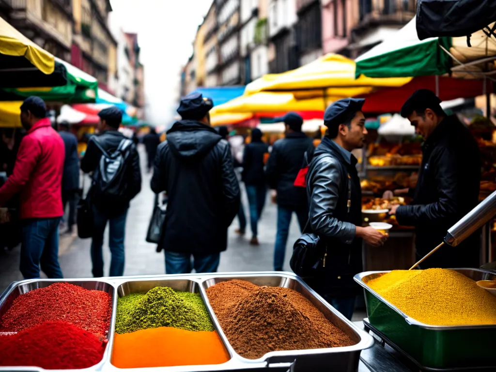Desvende o Significado de Sonho com Gastronomia Local: Uma Jornada Inesquecível 4 Fotos feira gastronomica colorida multidao