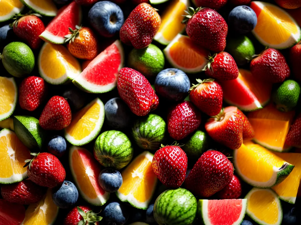 Fotos frutas coloridas diversidade simbolismo