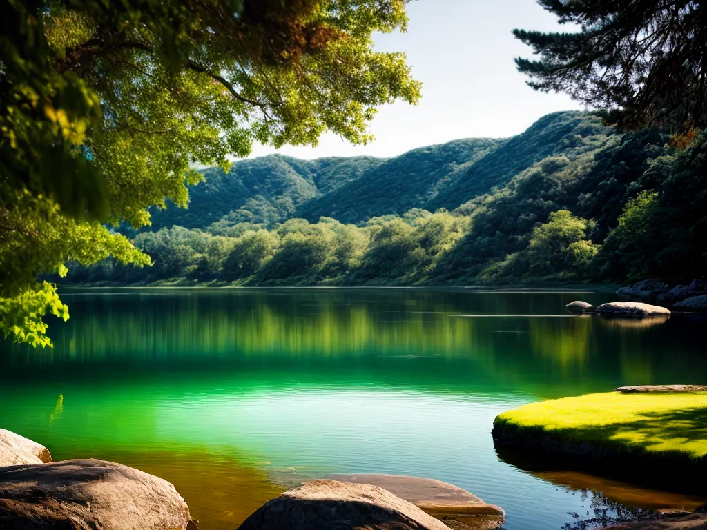 Fotos lago reflexo natureza pensativo