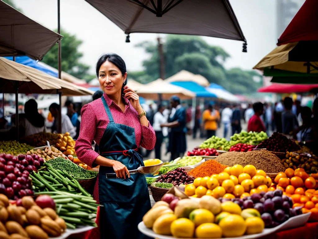 Desvende o Significado de Sonho com Gastronomia Local: Uma Jornada Inesquecível 5 Fotos mercado colorido sabores culinaria