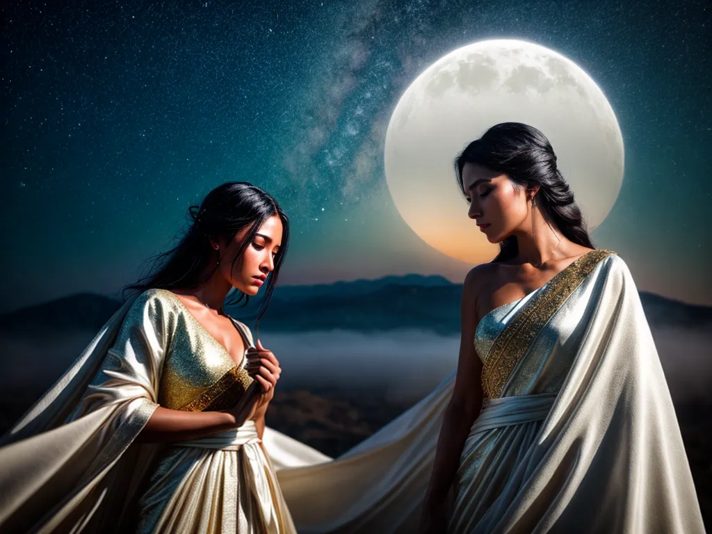 Fotos noite estrelada serenidade divina