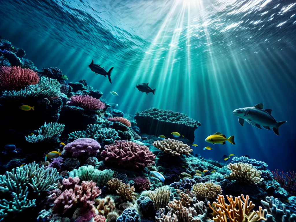 Fotos oceano profundidade vida marinha