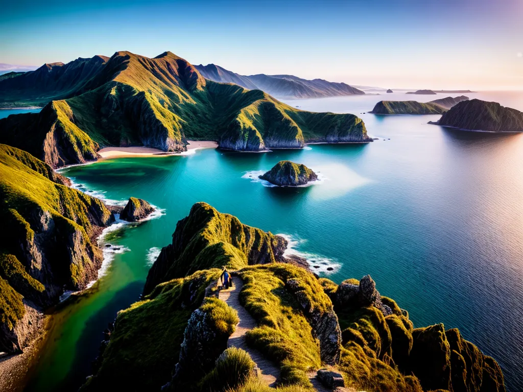 Fotos paisagem onirica ceu oceano simbolos