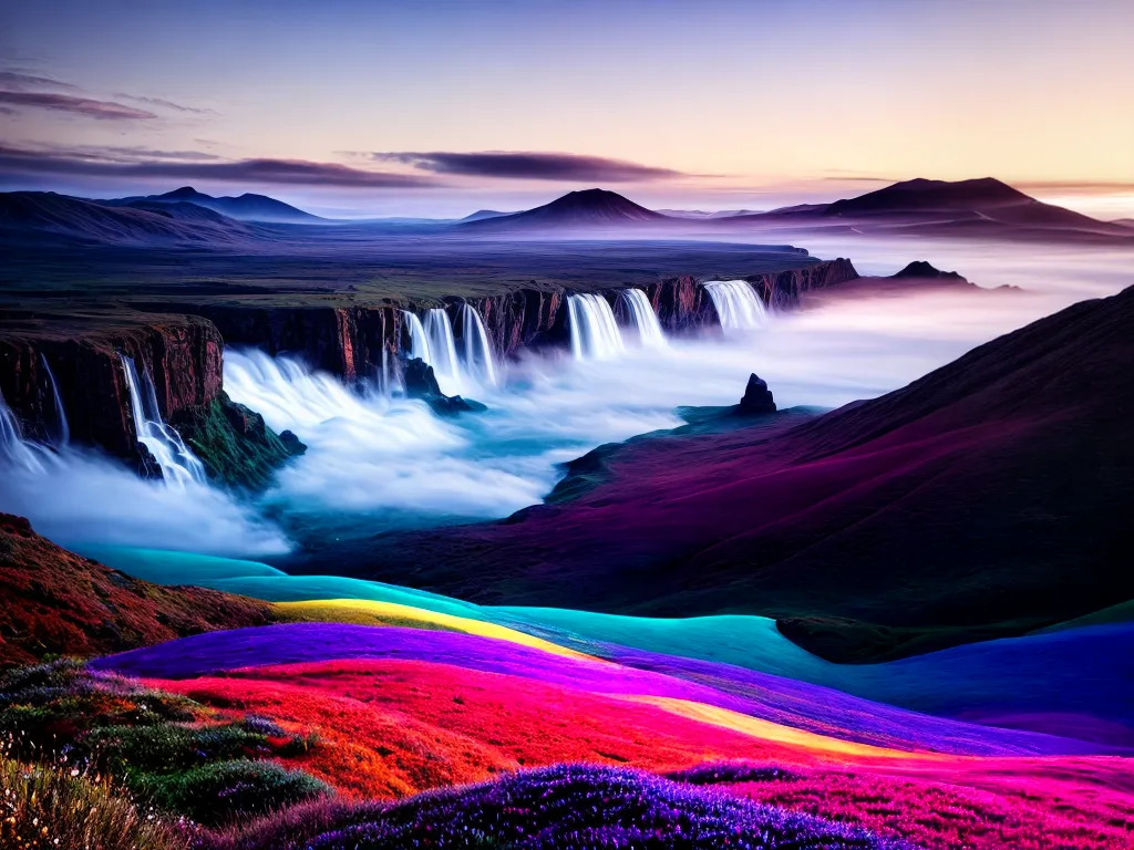 Residência Onírica: Desbravando as Regiões da Imaginação durante o Sono 6 Fotos paisagem sonho nuvens cristais cascata porta