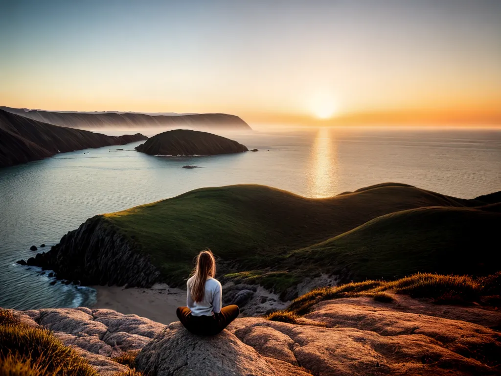 ência e Meditação: Descubra o Poder dos Sonhos 5 Fotos paz por do sol praia meditacao 1