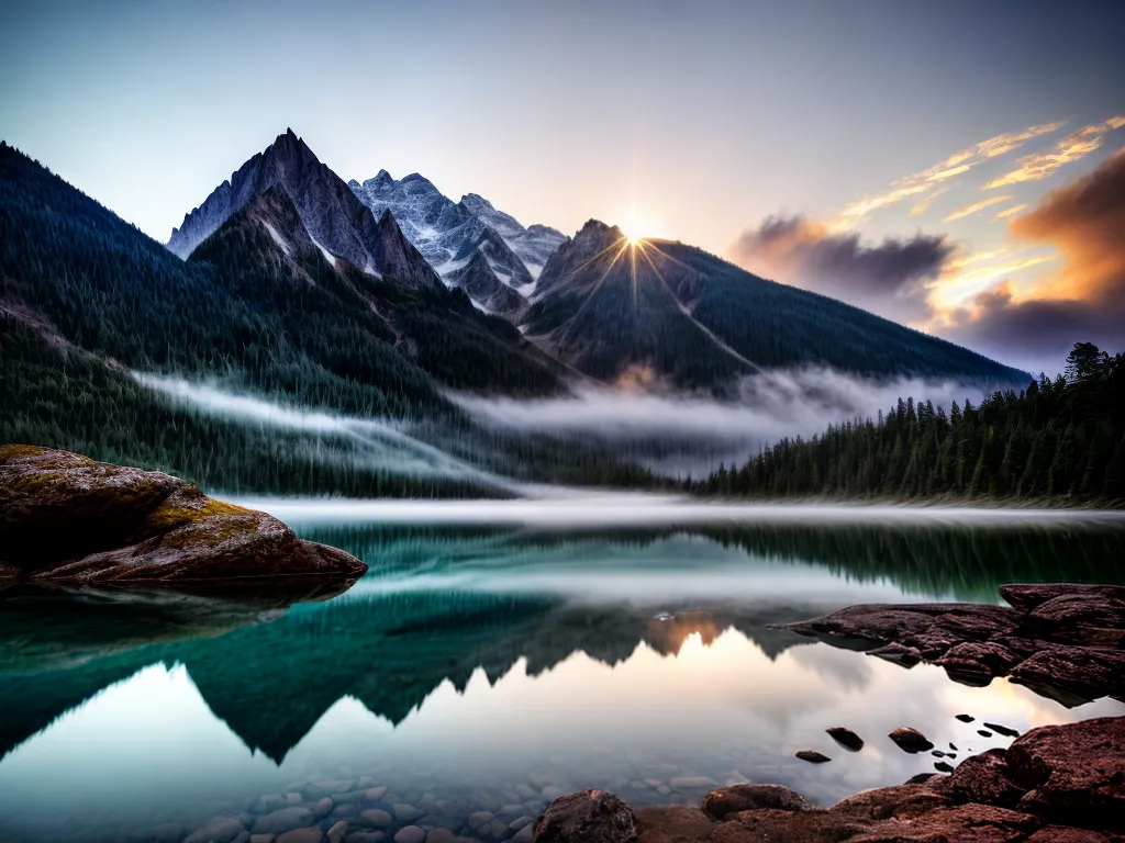 Fotos pico montanha amanhecer misterio