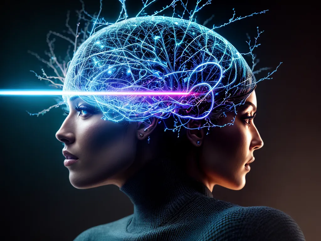 Fotos rede neuronios pulsos mente