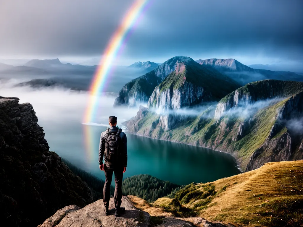 ese dos Sonhos e Seus Mistérios Ocultos 3 Fotos sonhador nevoa abismo arcoiris