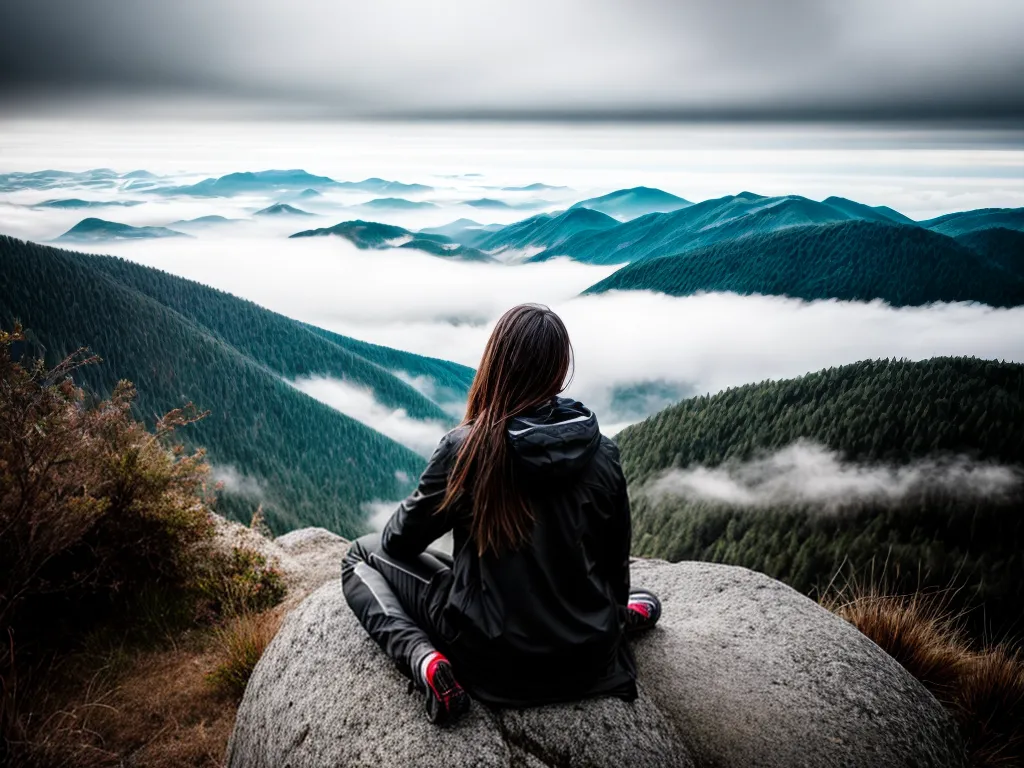 Fotos sonhador nuvens montanha sonhos