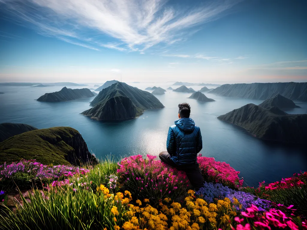 BioCiclo: Descubra o Fascinante Significado dos Sonhos 2 Fotos sonhador paisagem surreal oceano nuvens flores