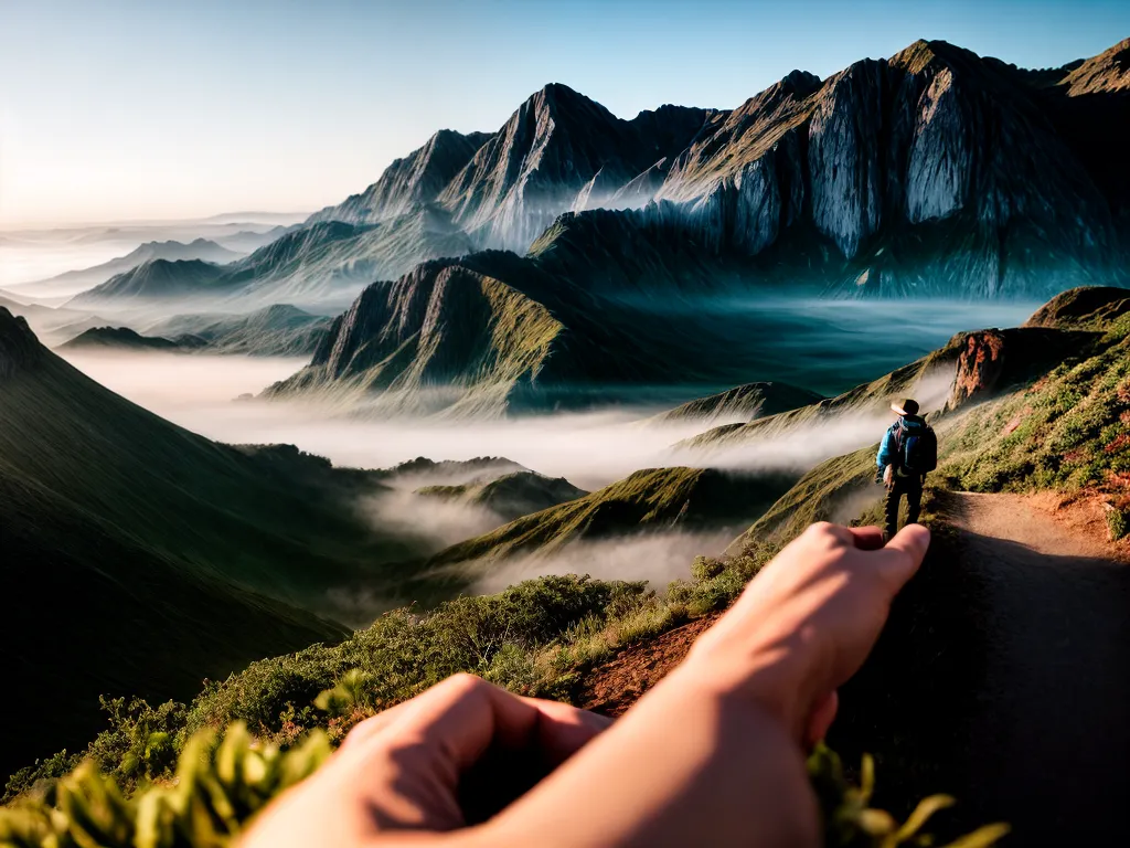 Fotos sonho paisagem colorida caminho misterio