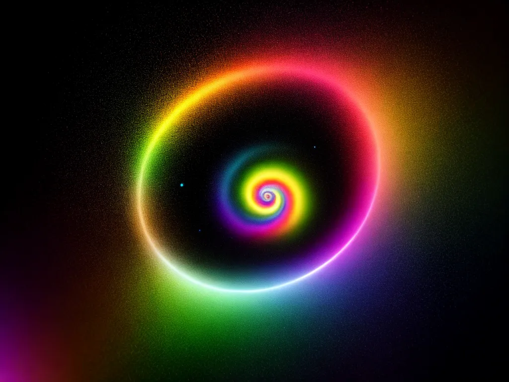 Fotos sono colorido espiral misterio