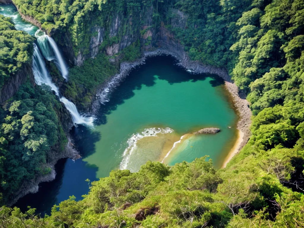 Fotos trilha cachoeira floresta verde