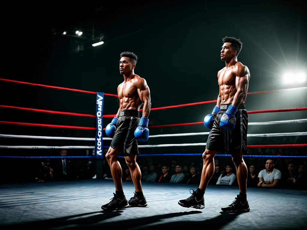 Fotos boxe lutador desafios plateia