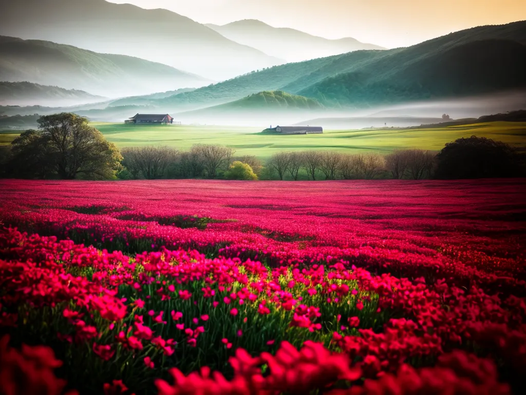 Descubra o Significado dos Sonhos com Flores e a sua Alegria Interior! 5 Fotos campo flores coloridas sol brilhante