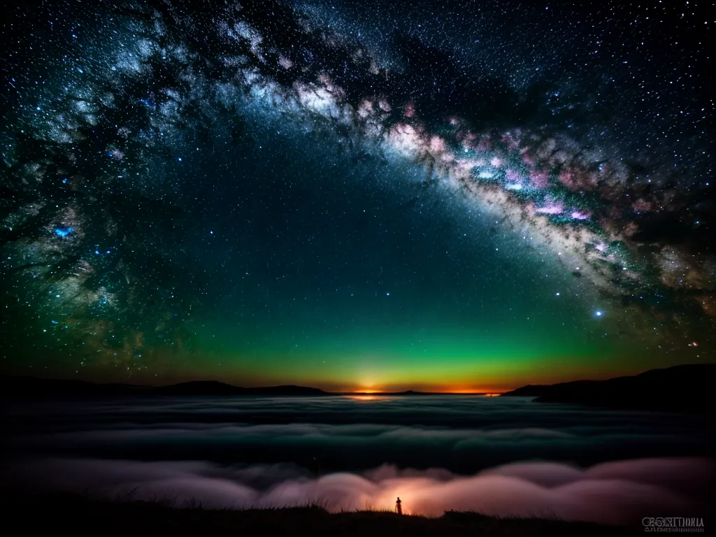Fotos ceu estrelado constelacoes lua misterio